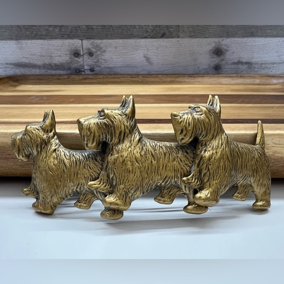 Scottish Terrier Scottie Dog Barrette Large Hair Clip Made in France - Picture 1 of 6